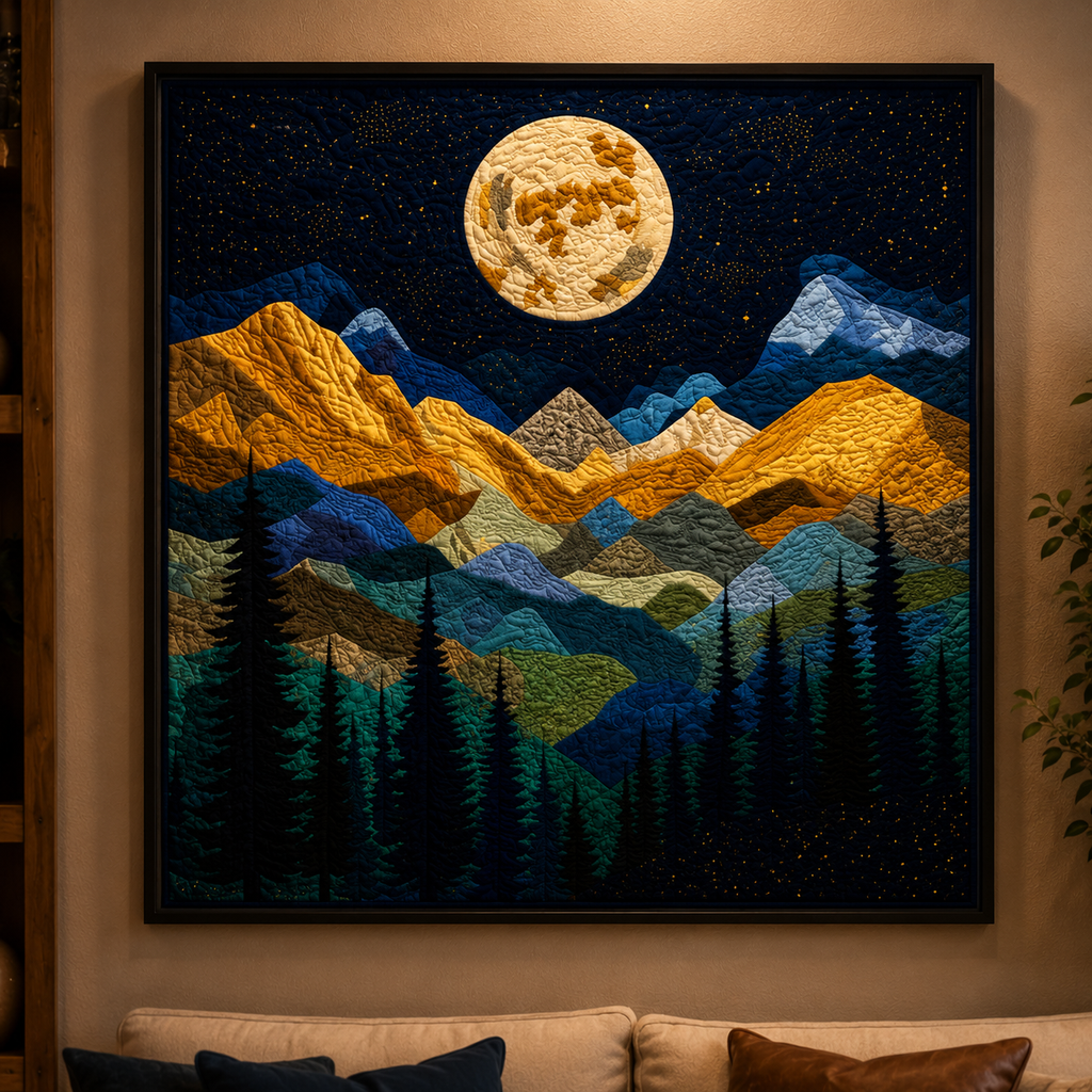 Mountain Glow Printed Quilt Pattern