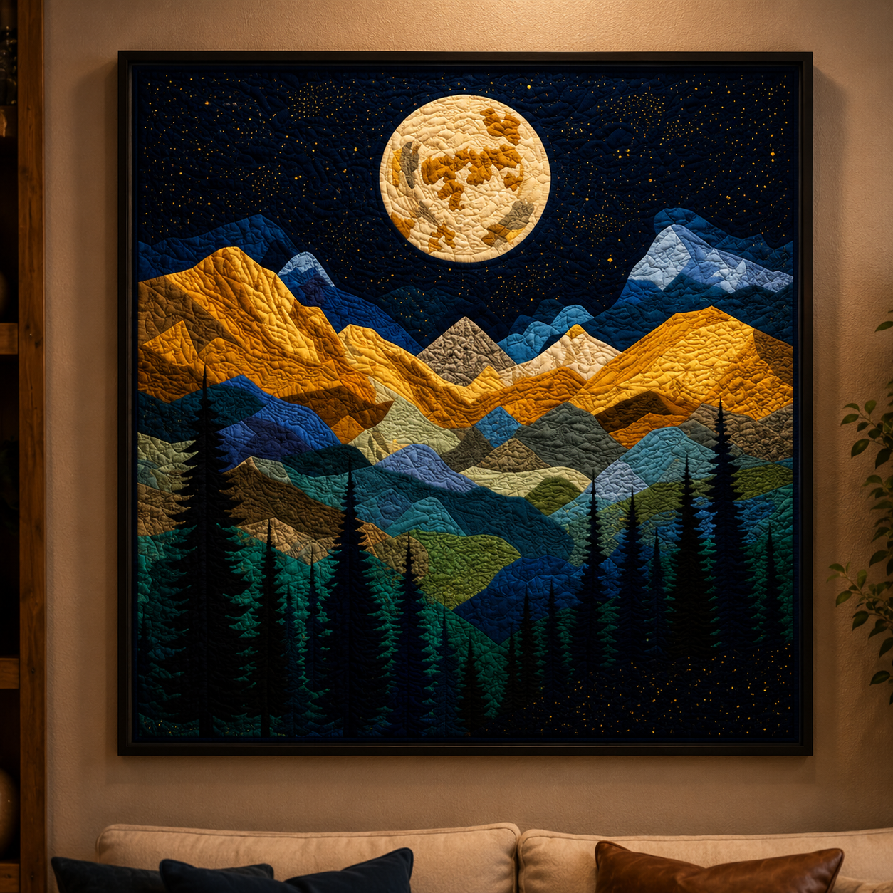 Mountain Glow Printed Quilt Pattern