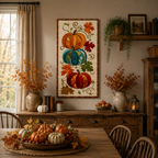 Autumn Pumpkins Printed Quilt Pattern