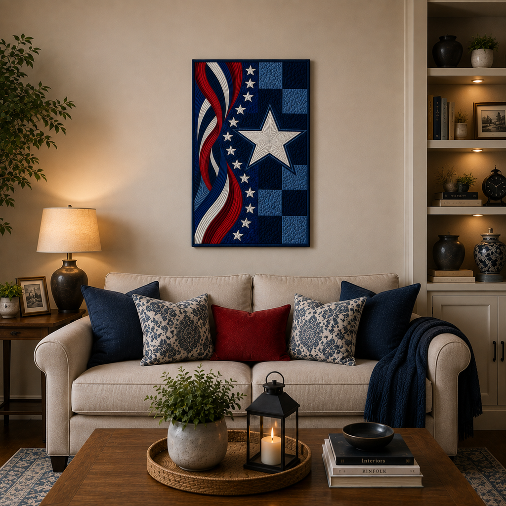 American Rhythm Printed Quilt Pattern
