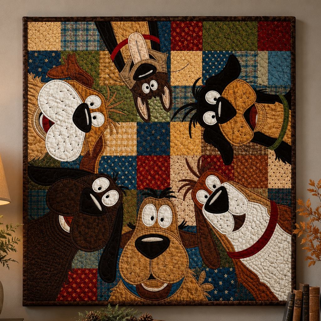 Furry Friends Printed Quilt Pattern