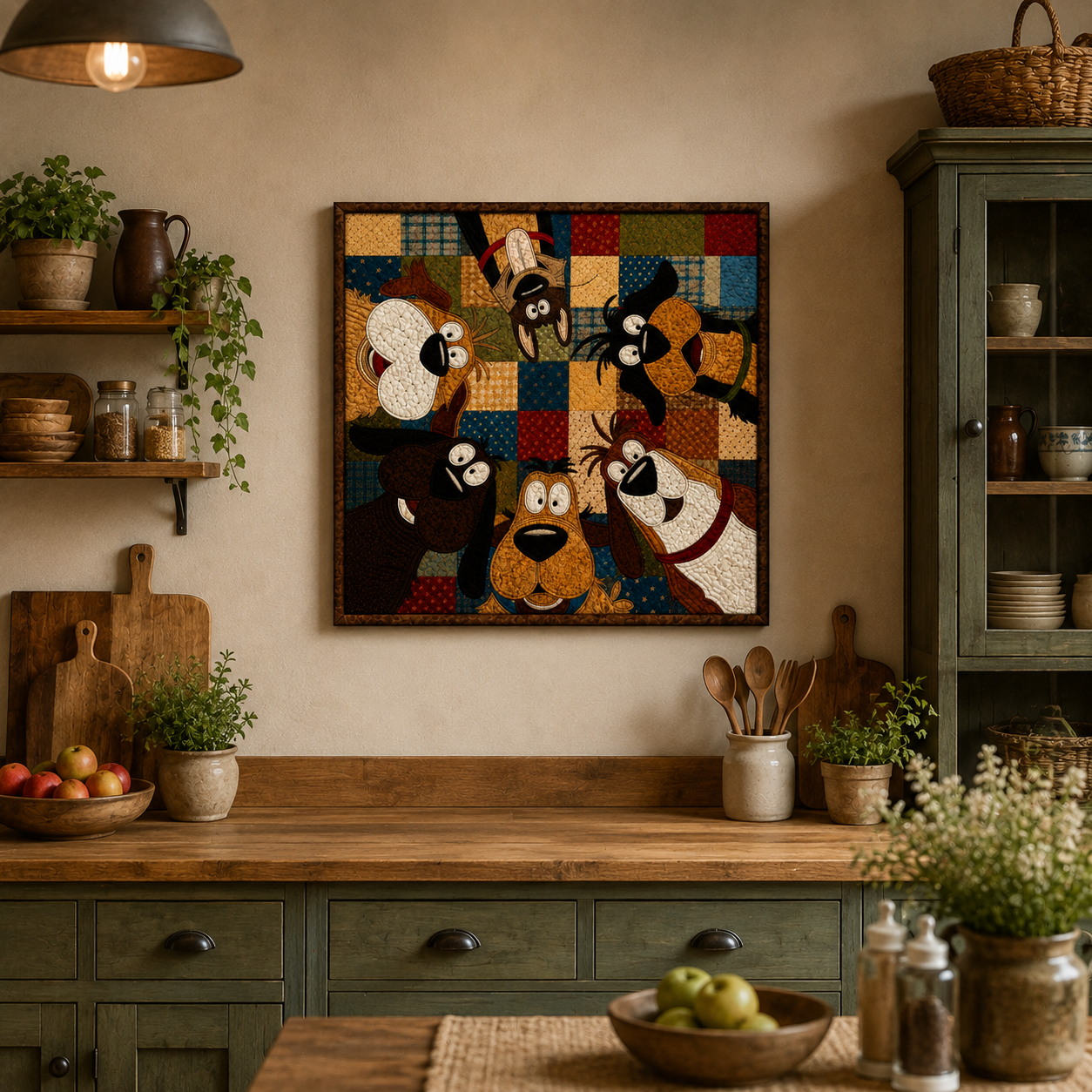 Furry Friends Printed Quilt Pattern