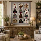 Silly Chickens Printed Quilt Pattern