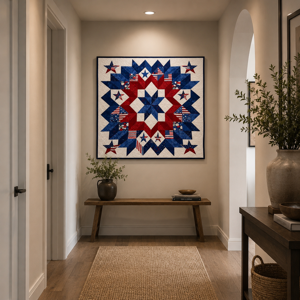 Starwoven Glory Printed Quilt Pattern