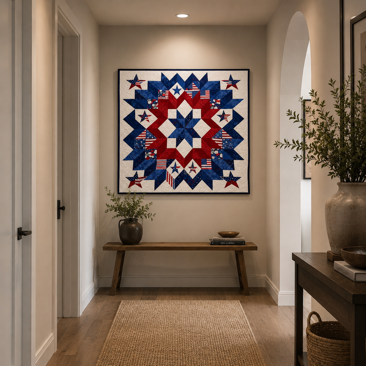 Starwoven Glory Printed Quilt Pattern