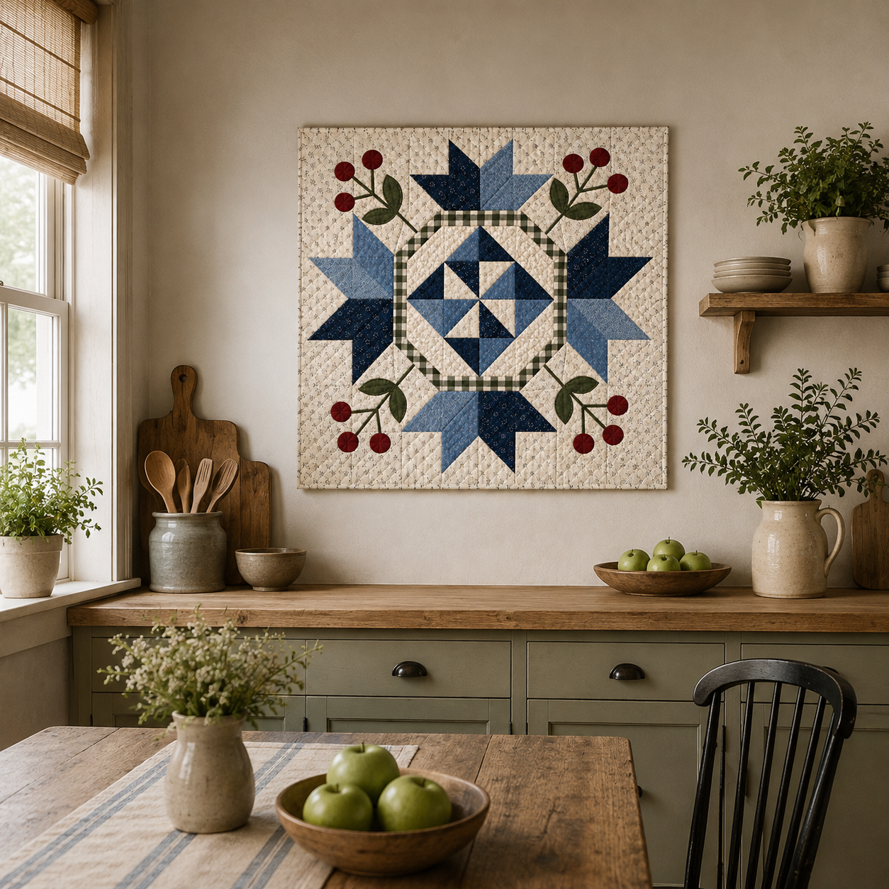 Farmhouse Bloom Printed Quilt Pattern
