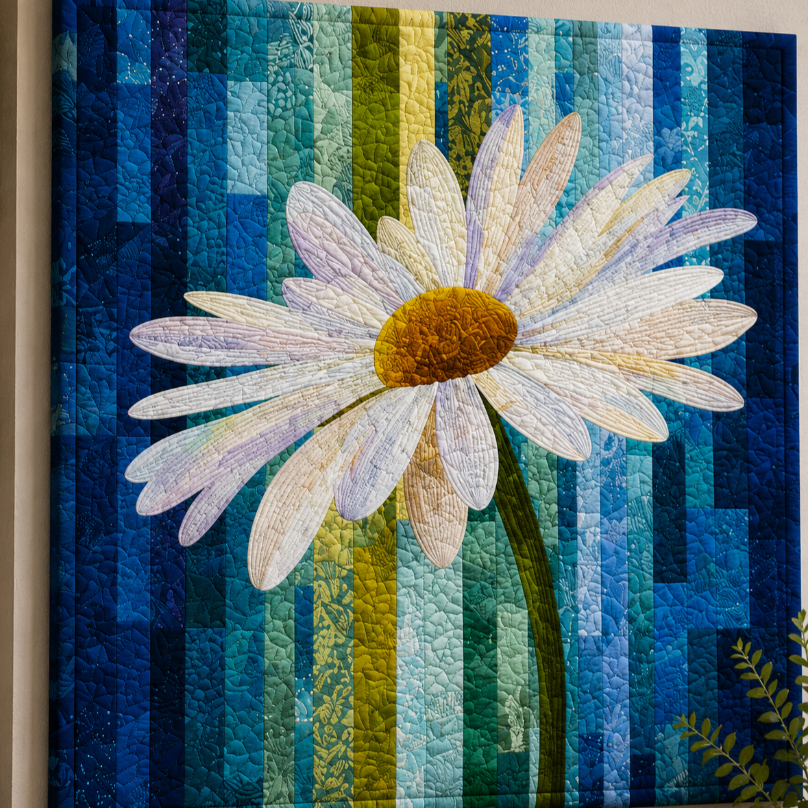 Daisy Drift Printed Quilt Pattern