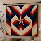 Patriot Heart Printed Quilt Pattern