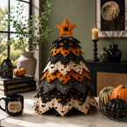 Halloween Tree Printed Quilt Pattern