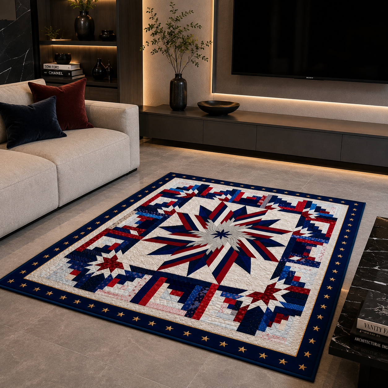 Liberty Star Printed Quilt Pattern