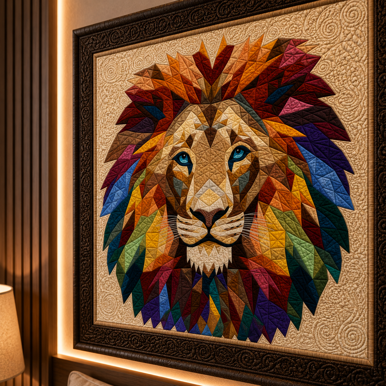 Prism Lion Printed Quilt Pattern