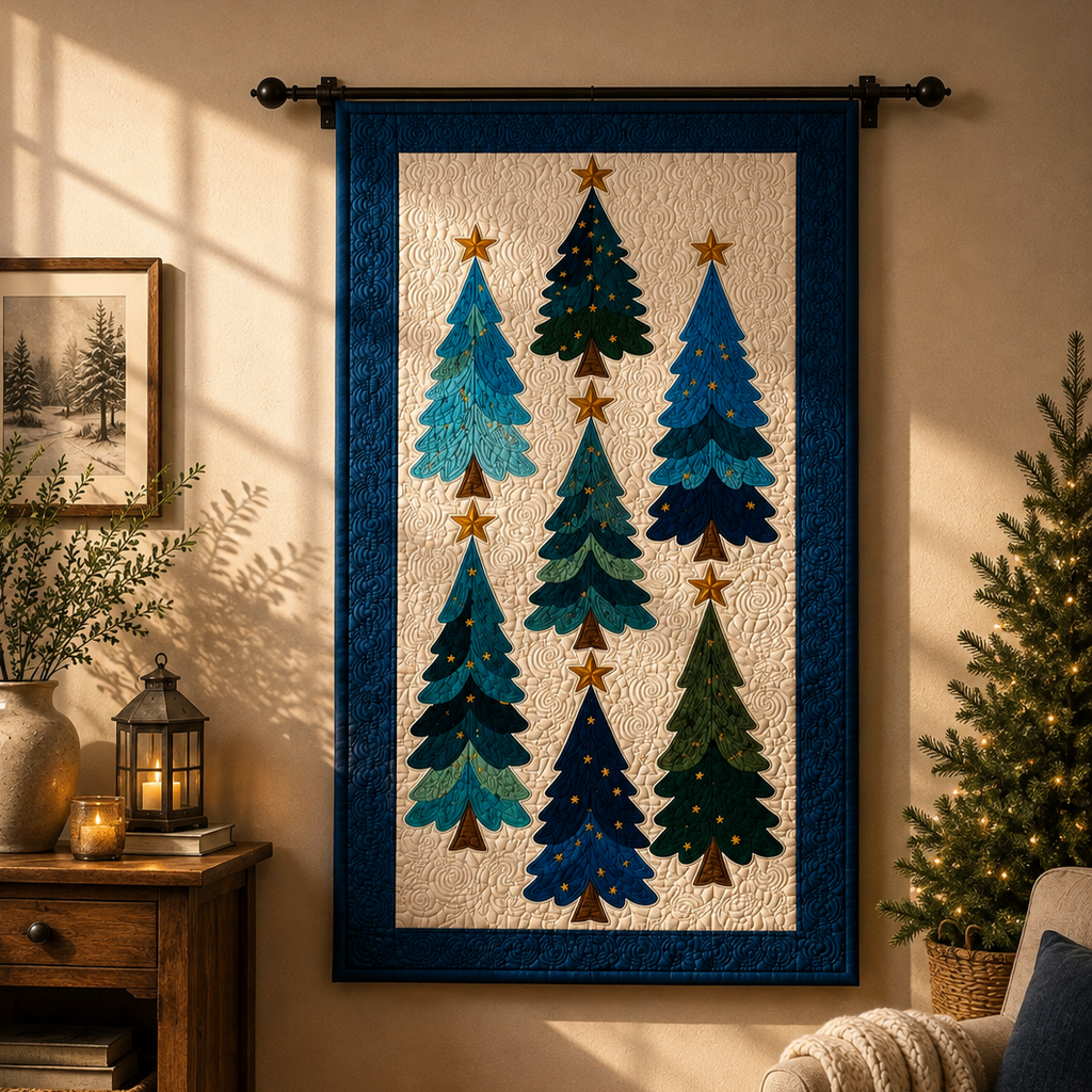 Evergreen Wishes Printed Quilt Pattern